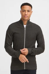 Blend Strickjacke Style BHMGOMAZ Dunkelgrau/Grau/Hellgrau