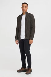 Blend Strickjacke Style BHMGOMAZ Dunkelgrau/Grau/Hellgrau