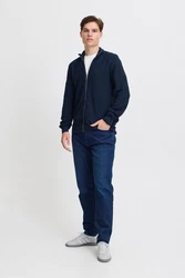 BLEND Strickjacke Dunkelblau