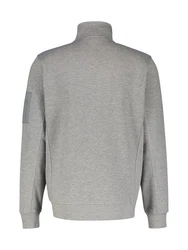 LERROS Sweatjacke Struktur-Mix-Qualität Grau/Hellgrau
