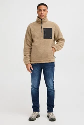 Blend Fellimitatjacke BLEND BHMTOTTO Beige/Khaki/Braun