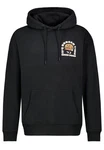 SUBLEVEL Hoodie Sweathoodie mit Backprint Schwarz