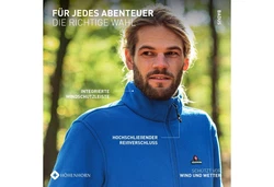 Hhenhorn Fleecejacke Badus Herren Hellblau/Blau