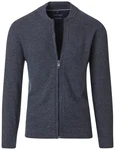CASAMODA Strickjacke Dunkelblau/Blau/Grau/Dunkelgrau