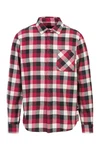 Replay Flanellhemd CHECKED LIGHT COTTON FLANNEL Rot/Dunkelrot