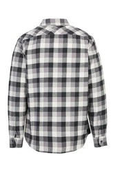 Replay Flanellhemd CHECKED LIGHT COTTON FLANNEL Grau/Hellgrau/Creme