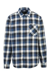 Replay Flanellhemd CHECKED LIGHT COTTON FLANNEL Blau/Hellblau/Dunkelblau
