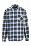 Replay Flanellhemd CHECKED LIGHT COTTON FLANNEL Blau/Hellblau/Dunkelblau