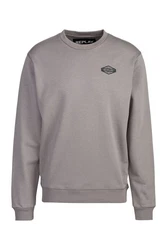 Replay Fleecepullover FRENCH TERRY Grau/Braun