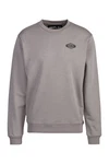 Replay Fleecepullover FRENCH TERRY Grau/Braun