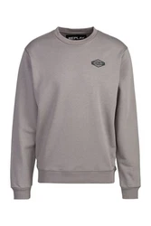 Replay Fleecepullover FRENCH TERRY Grau/Braun