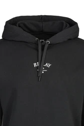 Replay Sweatshirt FRENCH TERRY Schwarz/Dunkelgrau/Beige