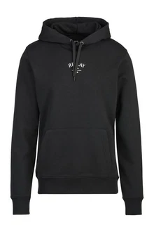 Replay Sweatshirt FRENCH TERRY Schwarz/Dunkelgrau/Beige