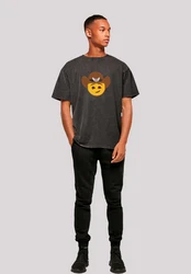 emoji couture T-Shirt Smiling Face Cowboy Hat Premium Qualität 