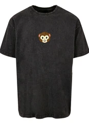 emoji couture T-Shirt Smiling monkey furry face 