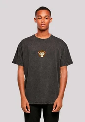 emoji couture T-Shirt Smiling monkey furry face 