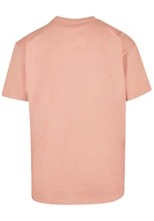 emoji couture T-Shirt Smiling monkey furry face Rosa/Gold