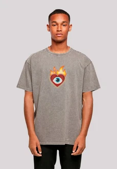 emoji couture T-Shirt Heart on flames 