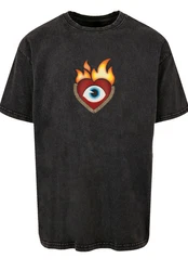 emoji couture T-Shirt Heart on flames 