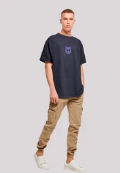 emoji couture T-Shirt Evil smiling furry face Premium Qualität lila