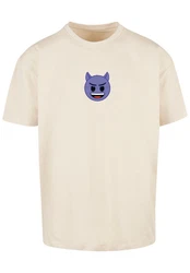 emoji couture T-Shirt Evil smiling furry face Premium Qualität lila