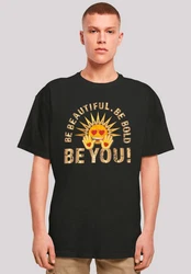emoji couture T-Shirt furry smiling face Schwarz/Braun/Hellblau/Beige/Lila/Dunkelrot/Gelb
