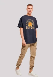 emoji couture T-Shirt furry smiling face Hellblau/Dunkelblau/Blau/Braun