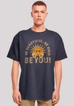 emoji couture T-Shirt furry smiling face Hellblau/Dunkelblau/Blau/Braun