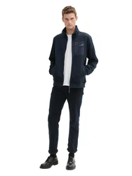 TOM TAILOR Sweatjacke Sweatshirt Dunkelblau/Hellblau
