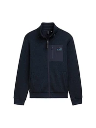 Sweatjacke fleece stand-up jack