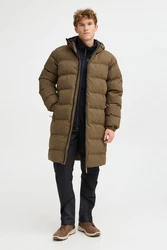 North Bend Langmantel NBEliot Khaki/Dunkelgrün/Braun