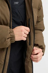 North Bend Langmantel NBEliot Khaki/Dunkelgrün/Braun