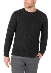 Timezone Strickpullover Rundhals Regular Fit (8026) Schwarz (8026)