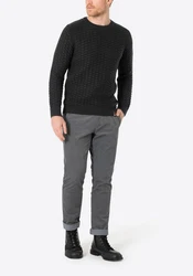 Timezone Strickpullover Rundhals Regular Fit (8026) Schwarz (8026)