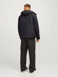 Jack & Jones Outdoorjacke JCOSUMMIT Schwarz/Dunkelgrau/Grau/Dunkelblau