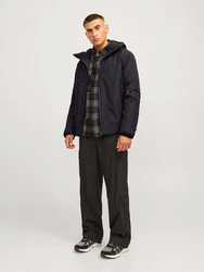 Jack & Jones Outdoorjacke JCOSUMMIT Schwarz/Dunkelgrau/Grau/Dunkelblau