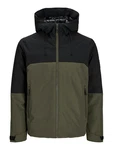Jack & Jones Steppjacke JCOAIDEN (1-St) tanne/schwarz