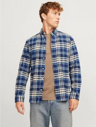 Jack & Jones Hemd JPRBLunorris Blau/Dunkelblau/Hellblau