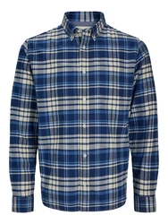 Jack & Jones Hemd JPRBLunorris Blau/Dunkelblau/Hellblau