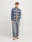 Jack & Jones Hemd JPRBLunorris Blau/Dunkelblau/Hellblau