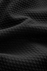 Next Kapuzensweatshirt Premium Hoodie mit Struktur Schwarz/Dunkelgrau