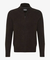 Brax Strickjacke Style Jake Dunkelgrün/Grau/Dunkelgrau/Dunkelbraun/Schwarz/Braun