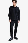 Next Sweatshirt Jersey-Sweatshirt Reißverschluss am Polokragen Schwarz/Dunkelgrau/Dunkelblau/Grau