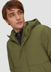QS Allwetterjacke Gesteppte Outdoor-Jacke mit Kapuze 