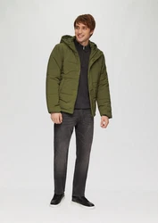 QS Allwetterjacke Gesteppte Outdoor-Jacke mit Kapuze 