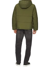 QS Allwetterjacke Gesteppte Outdoor-Jacke mit Kapuze 