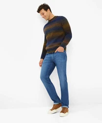 Brax Stoffhose Five-Pocket Hose Style CADIZ Jeansblau