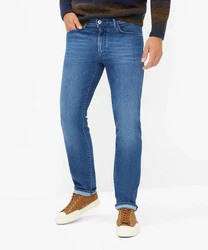 Brax Stoffhose Five-Pocket Hose Style CADIZ Jeansblau