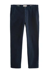 Next Chinohose Slim Fit Signature Nova Fides Chinohose Dunkelblau/Blau/Hellblau