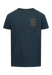 Derbe Print-Shirt STPA Herren T-Shirt Dunkelblau/Blau
